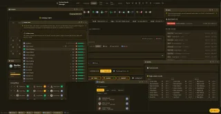 Fantasy Sports Manager — Bureau multi-fenêtres : calendrier, vestiaire, blessés, agents libres et dynastie ouverts en même temps