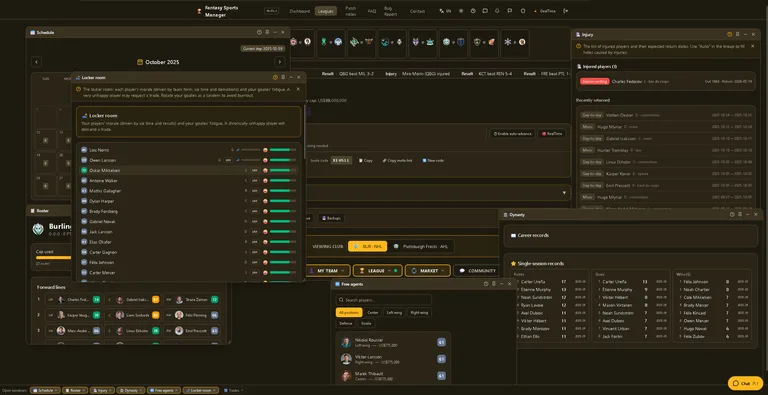 Fantasy Sports Manager — capture 5