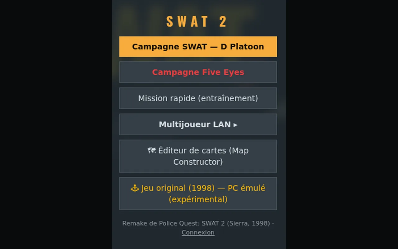 SWAT 2 — remake web